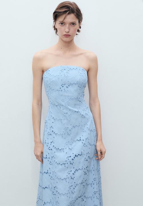 MANGO - Vestido sky - medium blue