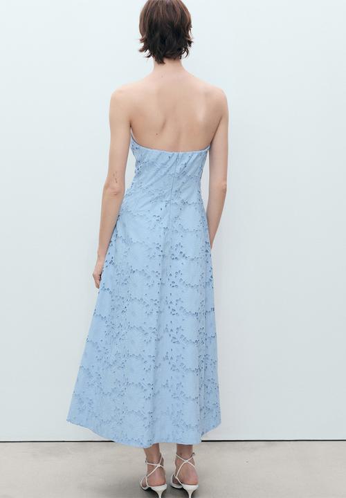 MANGO - Vestido sky - medium blue