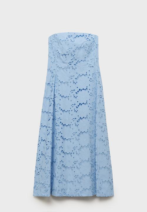 MANGO - Vestido sky - medium blue