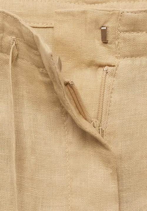 MANGO - Pantalon olive - medium yellow