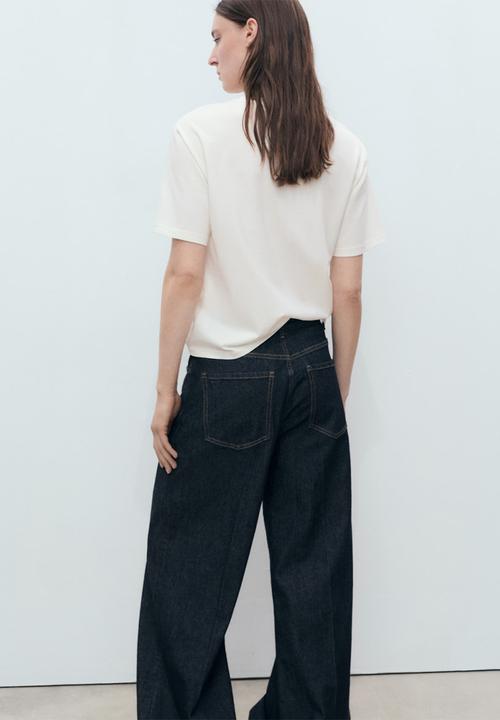 MANGO - T-shirt hen  -  white