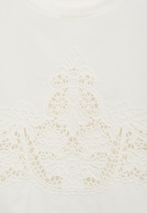 MANGO - T-shirt hen  -  white