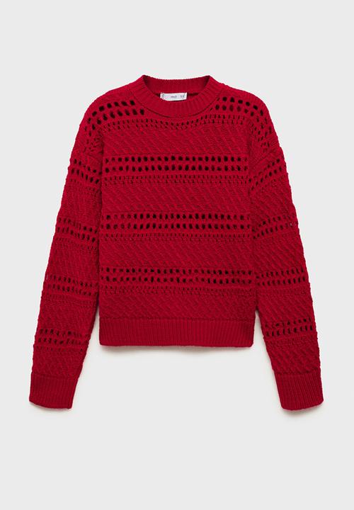 MANGO - Jersey mariner - red