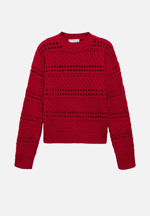 MANGO - Jersey mariner - red