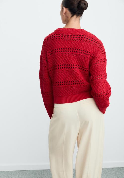 MANGO - Jersey mariner - red