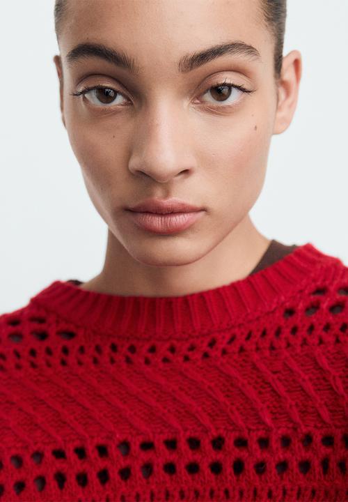 MANGO - Jersey mariner - red
