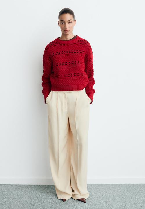 MANGO - Jersey mariner - red