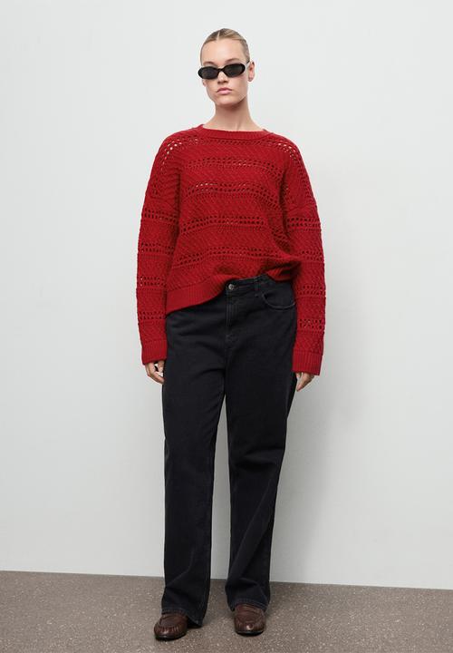 MANGO - Jersey mariner - red