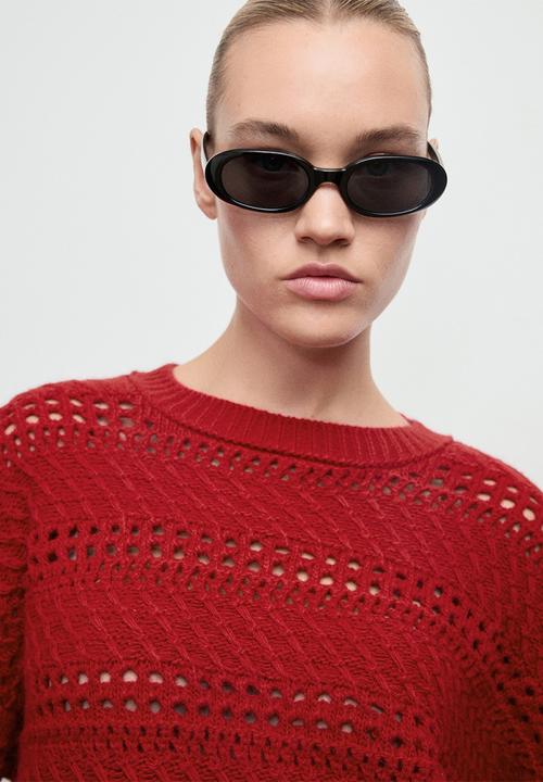 MANGO - Jersey mariner - red
