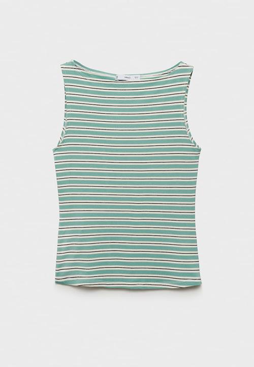 MANGO - Top Teka - Green