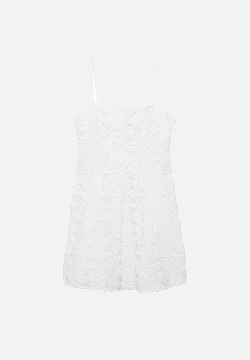 MANGO - Dress ariels  -  white