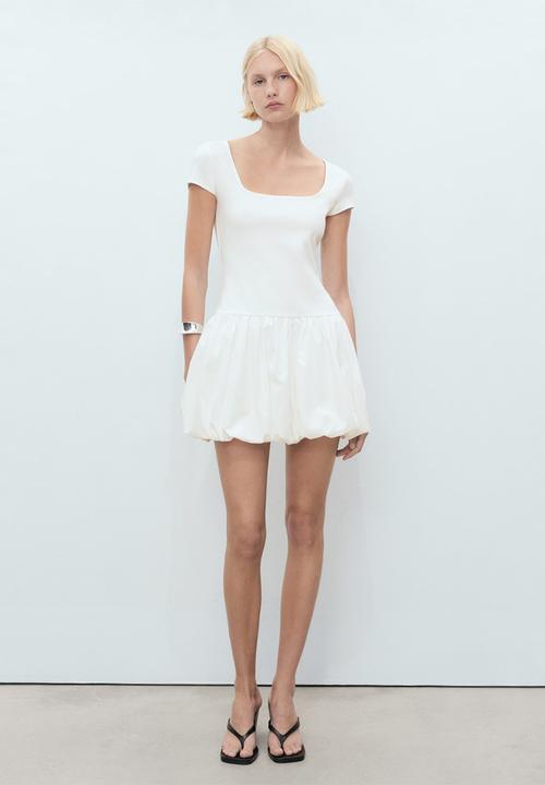 MANGO - Dress ariels  -  white