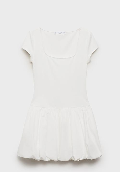 MANGO - Dress ariels  -  white