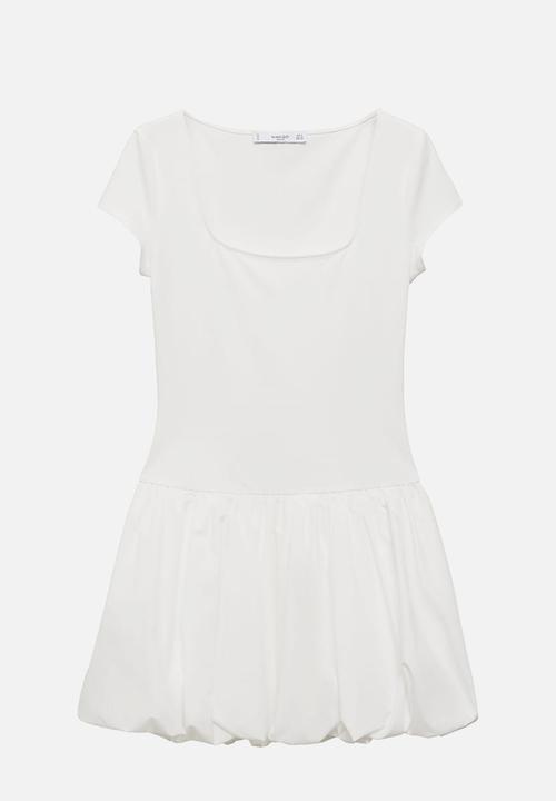 MANGO - Dress ariels  -  white