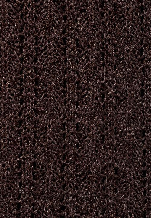 MANGO - Trousers magnolia -  dark brown