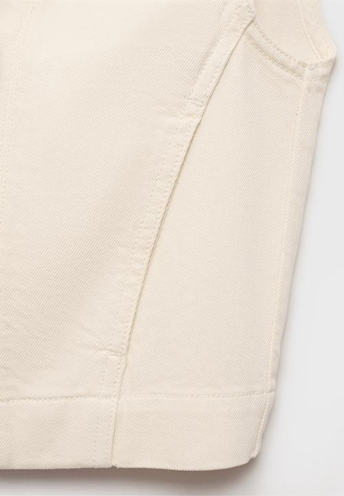 MANGO - Vest erin  -  light beige