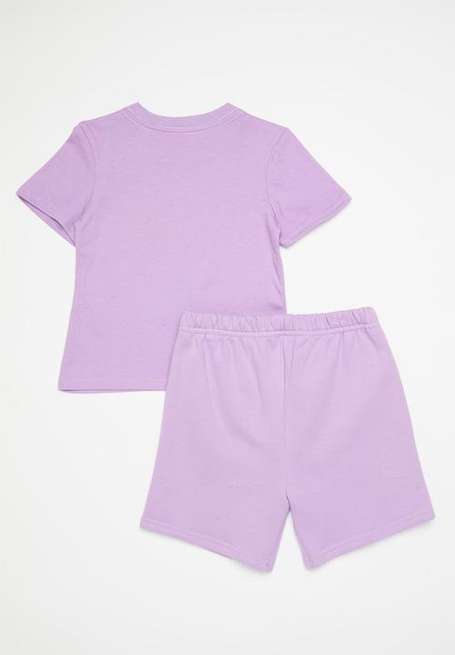 Pop Candy - Tee & shorts set - lilac/lilac