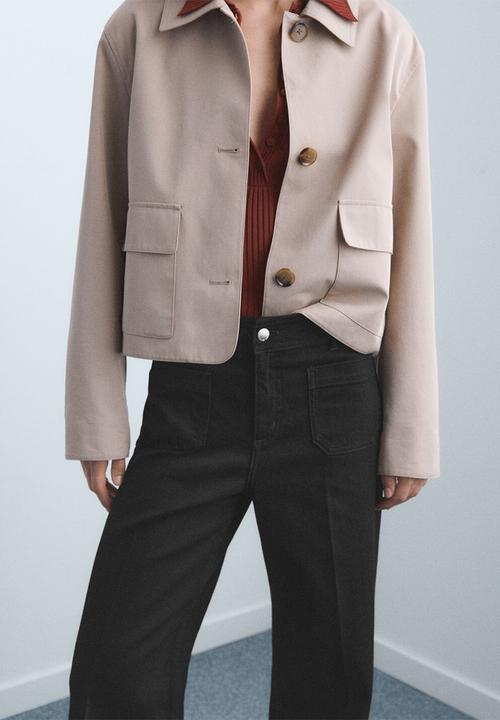 MANGO - Jeans jessie - open grey