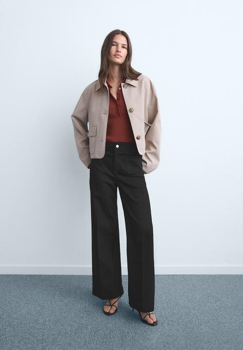 MANGO - Jeans jessie - open grey