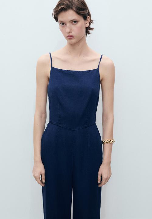 MANGO - Jumpsuit creta - denim blue