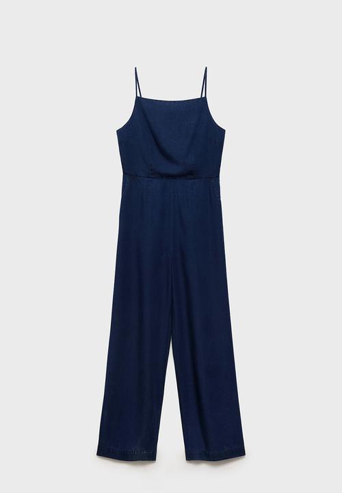MANGO - Jumpsuit creta - denim blue