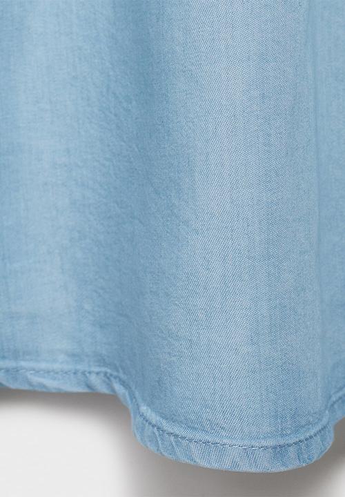 MANGO - Skirt haley - open-blue