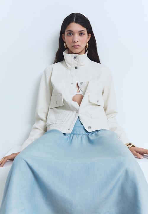 MANGO - Skirt haley - open-blue