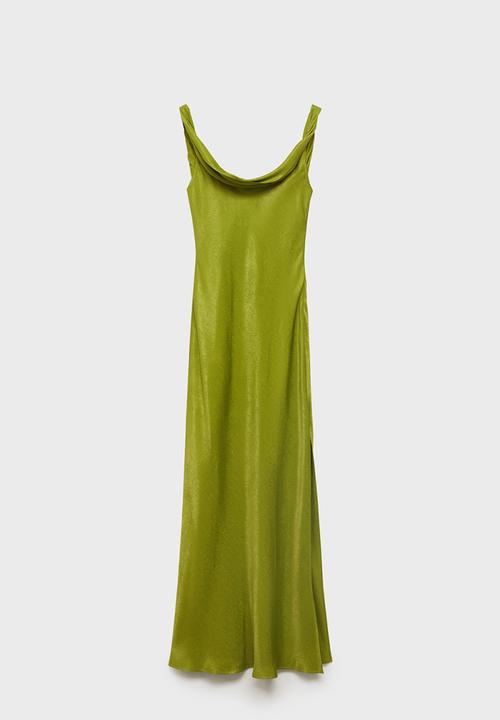 MANGO - Vestido grass - green