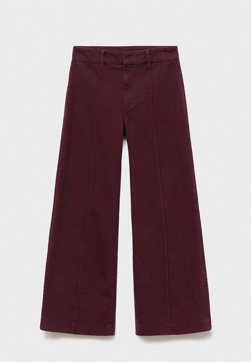 MANGO - Jeans paloma - dark red