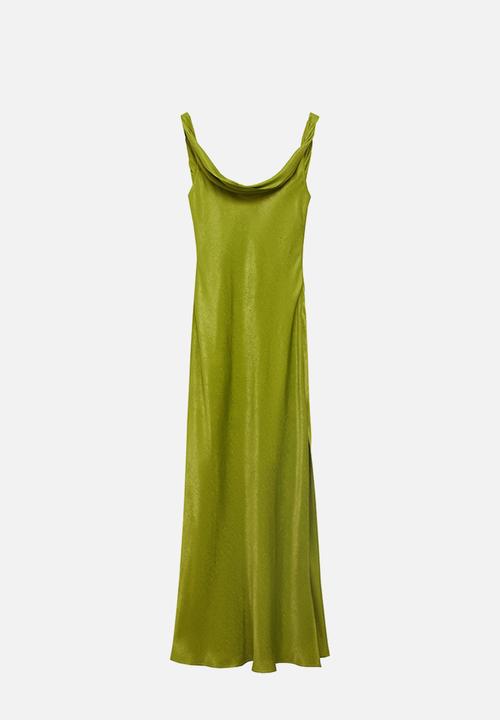MANGO - Vestido grass - green