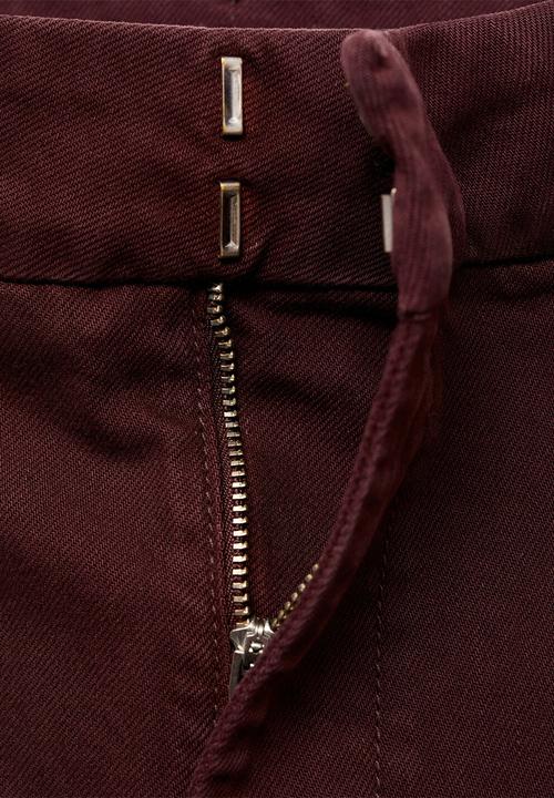 MANGO - Jeans paloma - dark red