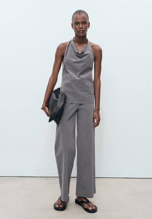 MANGO - Top mali - gray