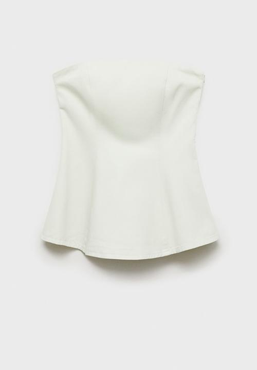 MANGO - Top mila - light/ pastel green