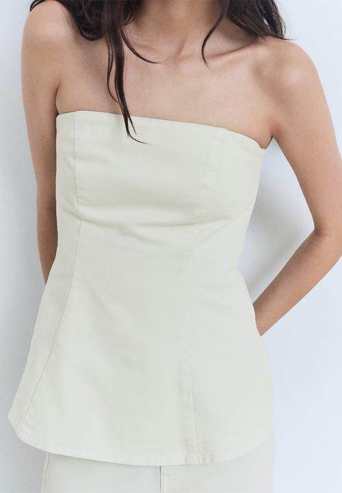 MANGO - Top mila - light/ pastel green