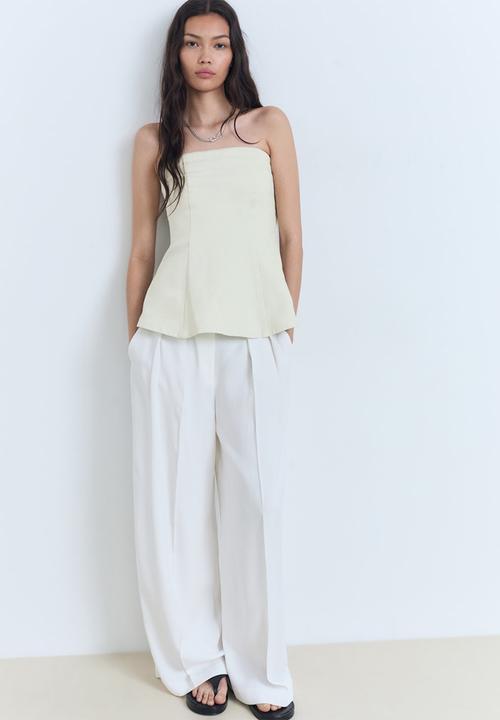 MANGO - Top mila - light/ pastel green