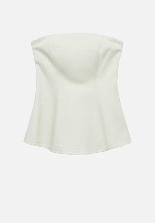 MANGO - Top mila - light/ pastel green