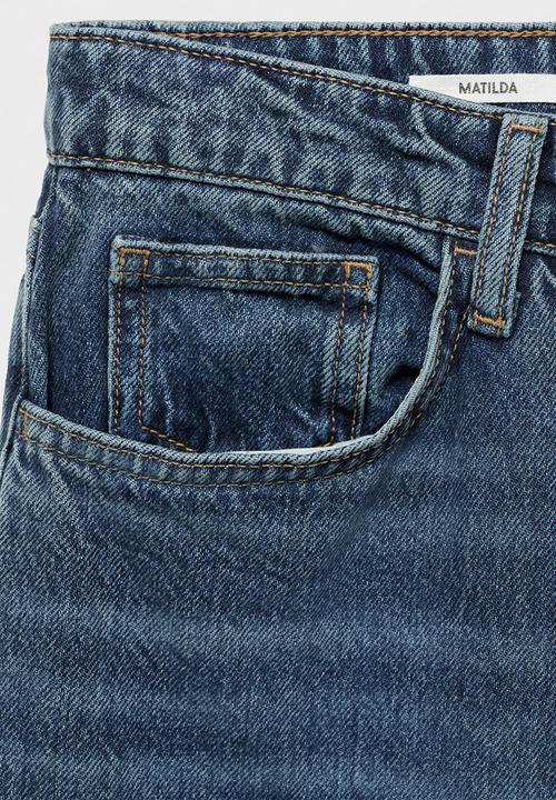 MANGO - Jeans matilda - denim blue