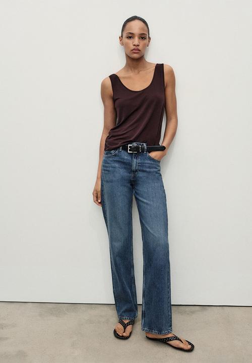 MANGO - Jeans matilda - denim blue