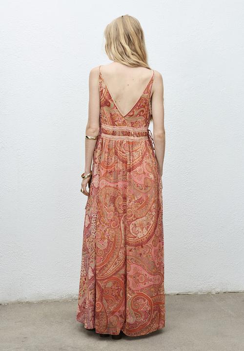 MANGO - Dress icey  -  brown