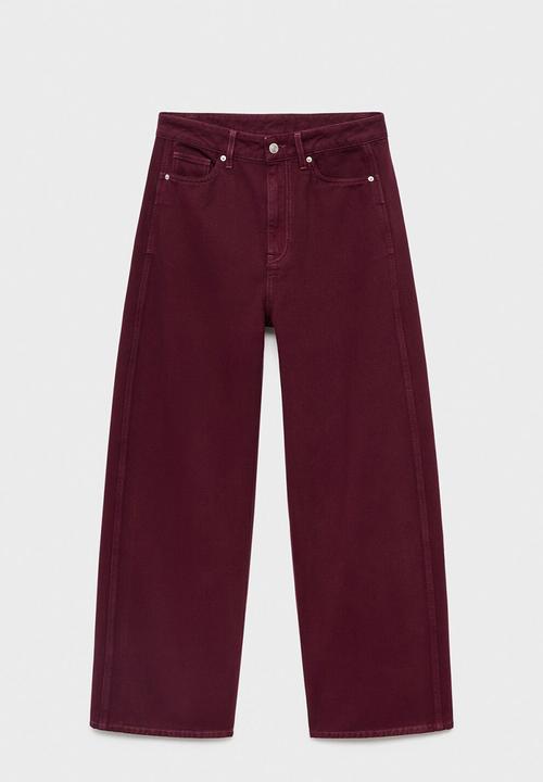 MANGO - Jeans camilla - dark red