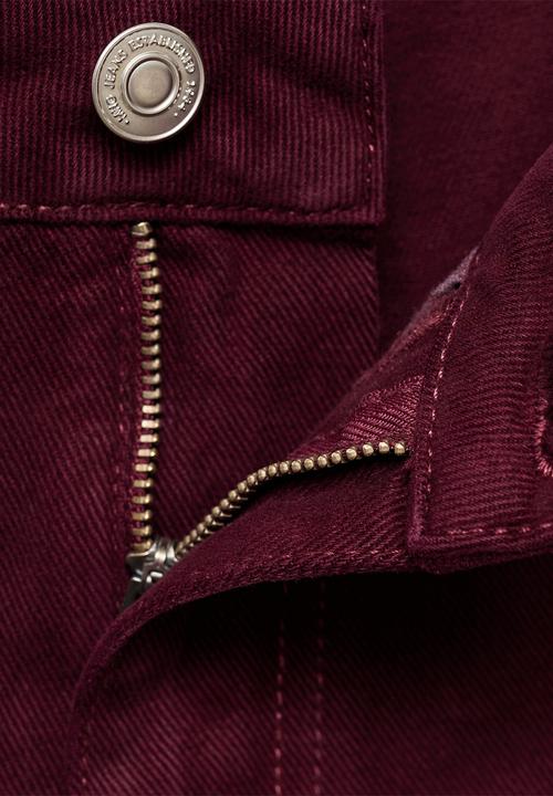MANGO - Jeans camilla - dark red