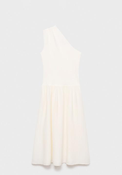 MANGO - Dress andalo -  light beige