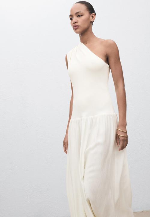 MANGO - Dress andalo -  light beige