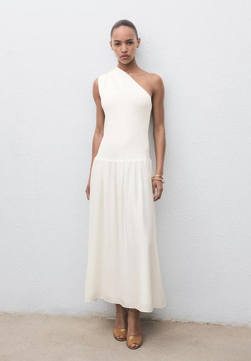 MANGO - Dress andalo -  light beige