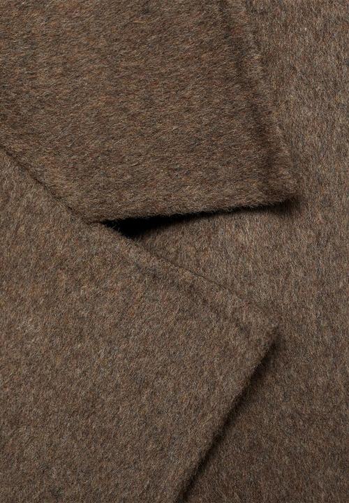 MANGO - Coat picarol  -  medium brown
