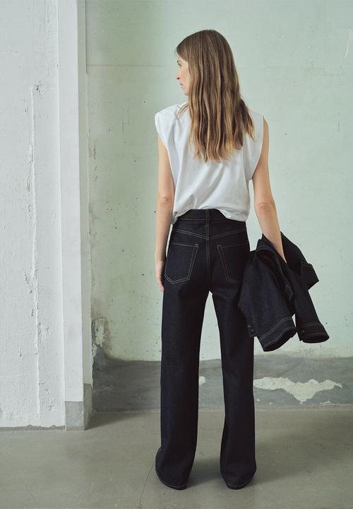 MANGO - Jeans susan - open blue