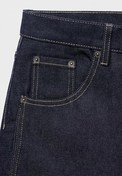 MANGO - Jeans susan - open blue