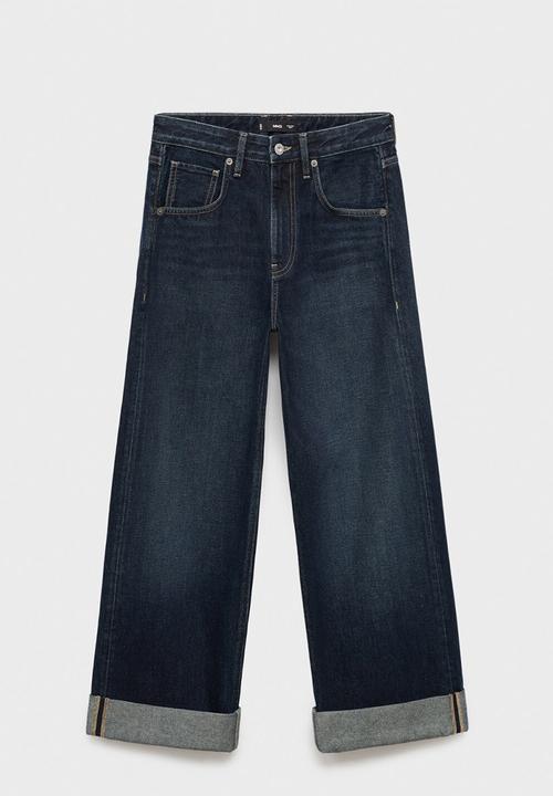 MANGO - Jeans celia - open blue