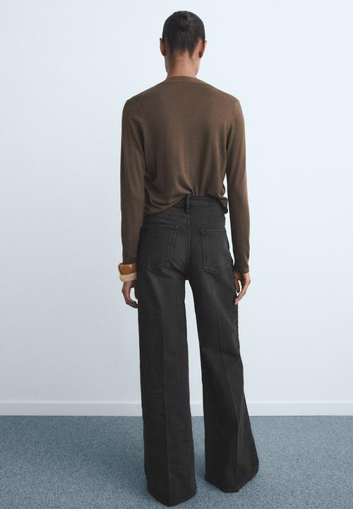 MANGO - Jeans elise - open-grey