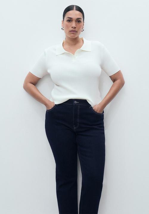 MANGO - Jeans sienna - open blue